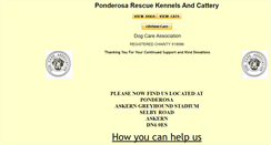 Desktop Screenshot of ponderosa-kennels.org.uk